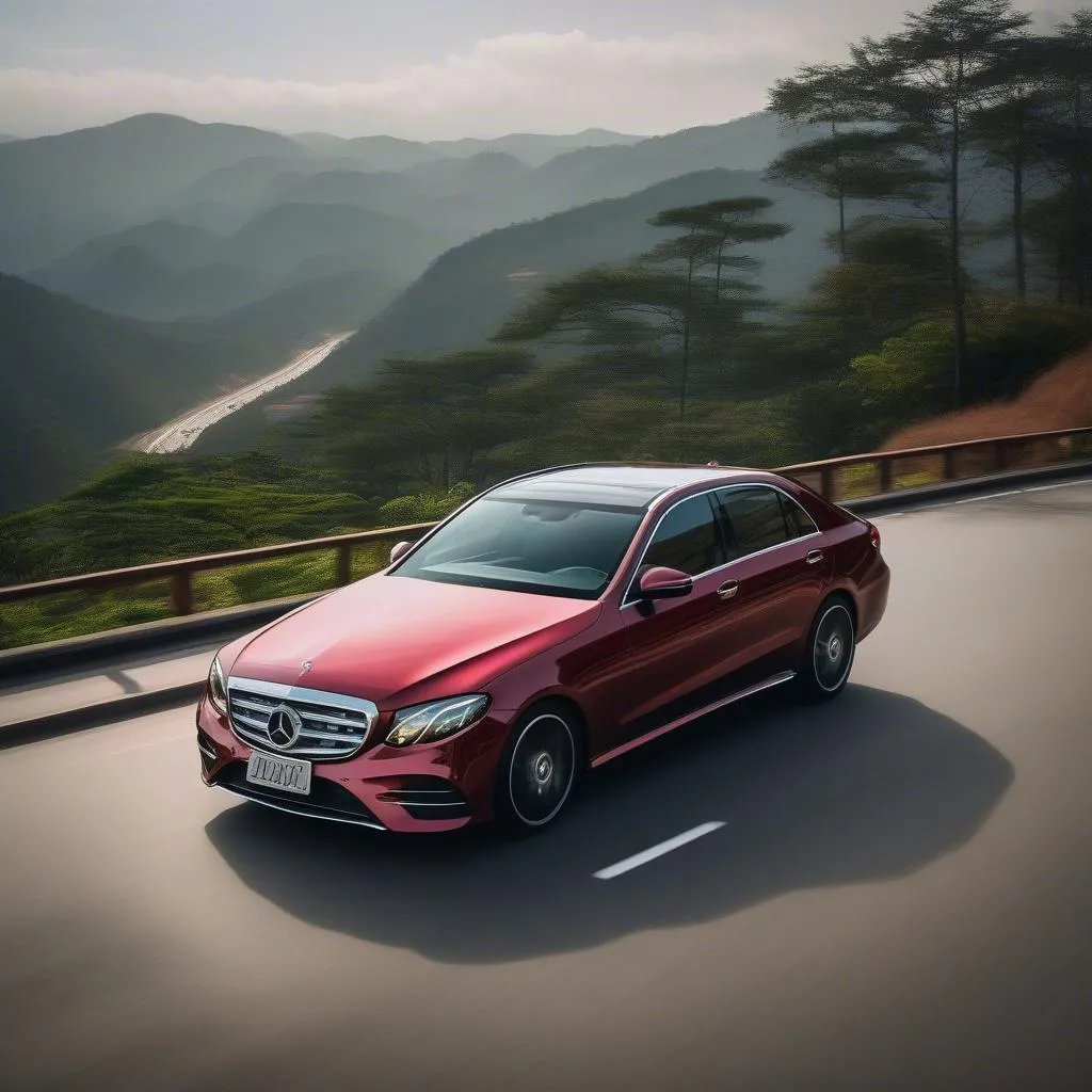 Mercedes E-Class du lịch Đà Lạt