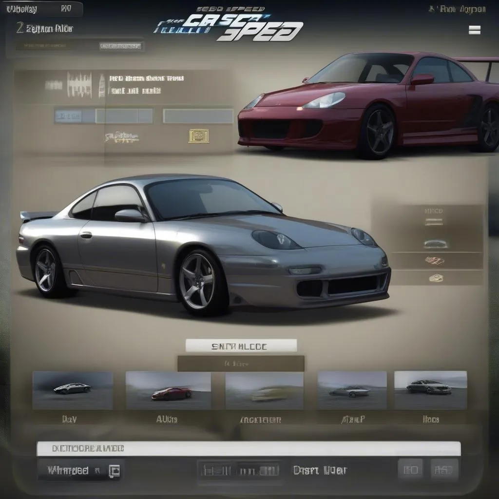 Need for Speed 2 Car Selection