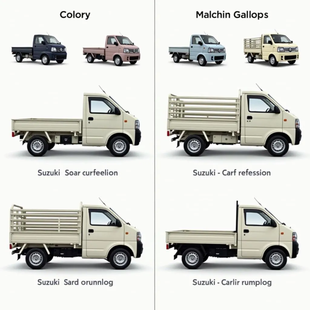 Suzuki Carry Pro Màu Sắc