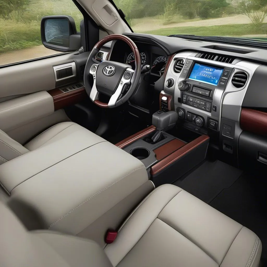 Toyota Tundra 2018 nội thất