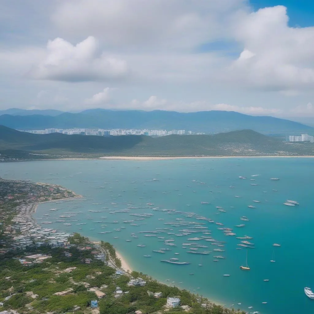 Vịnh Nha Trang Nhìn Từ Trên Cao