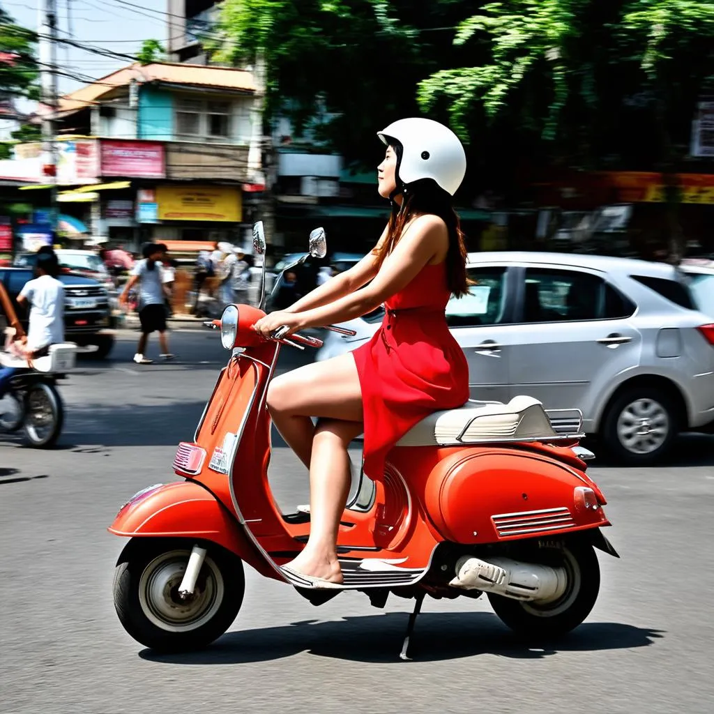 Cho thuê xe Vespa TPHCM