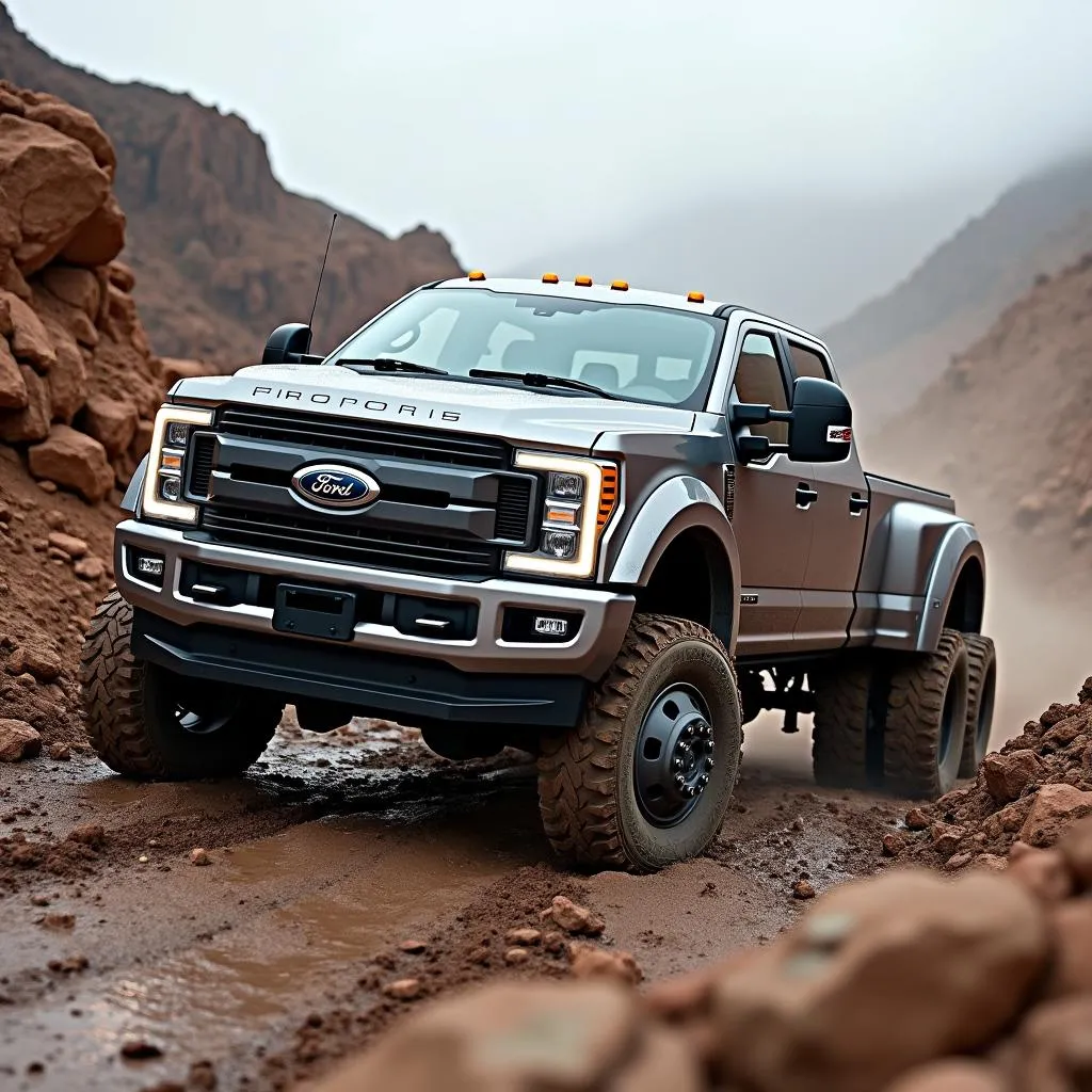 Ford 6x6 500 mã lực vượt địa hình