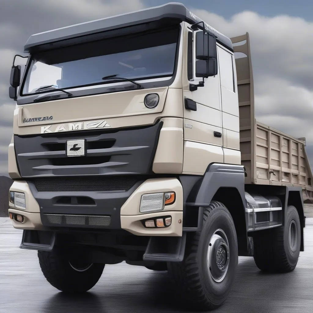 Xe tải Kamaz ngoại thất