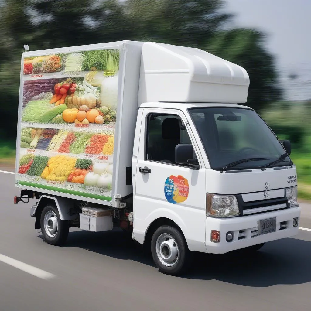 Xe tải Suzuki Carry Pro 750kg thùng đông lạnh