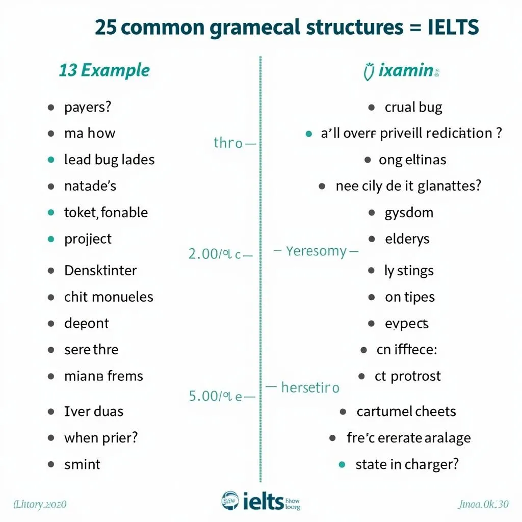 25 cấu trúc ngữ pháp IELTS