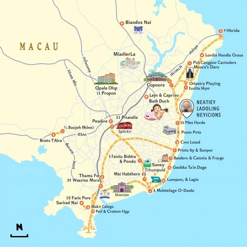 Bản đồ du lịch Macau