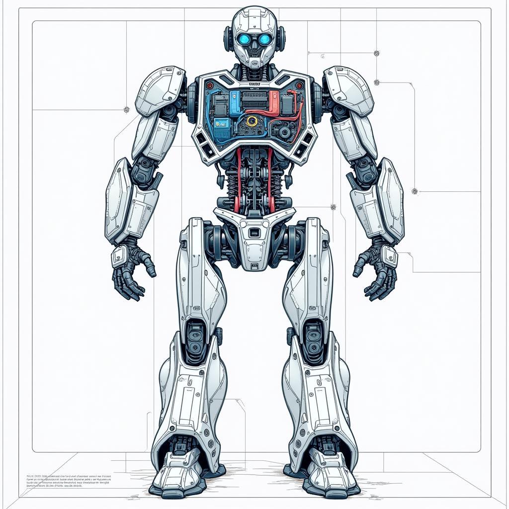 Bản vẽ thiết kế robot