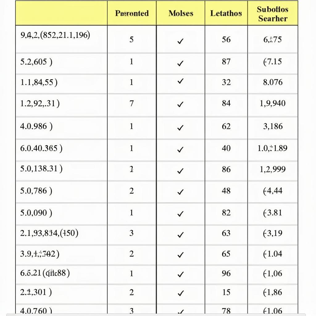 Bảng biểu trong IELTS Writing Task 1