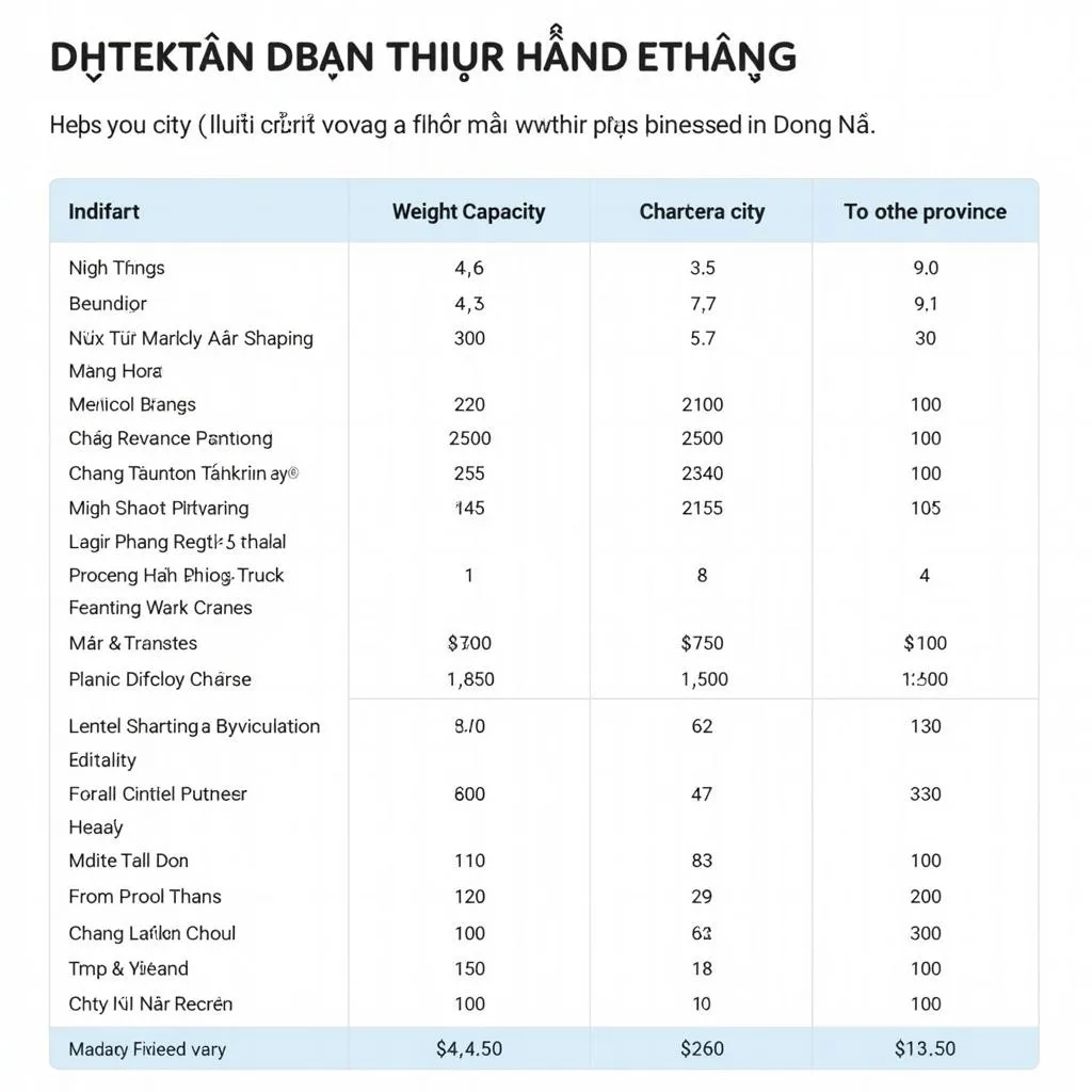 Bảng Giá Thuê Xe Tải Chuyển Phòng Đồng Nai