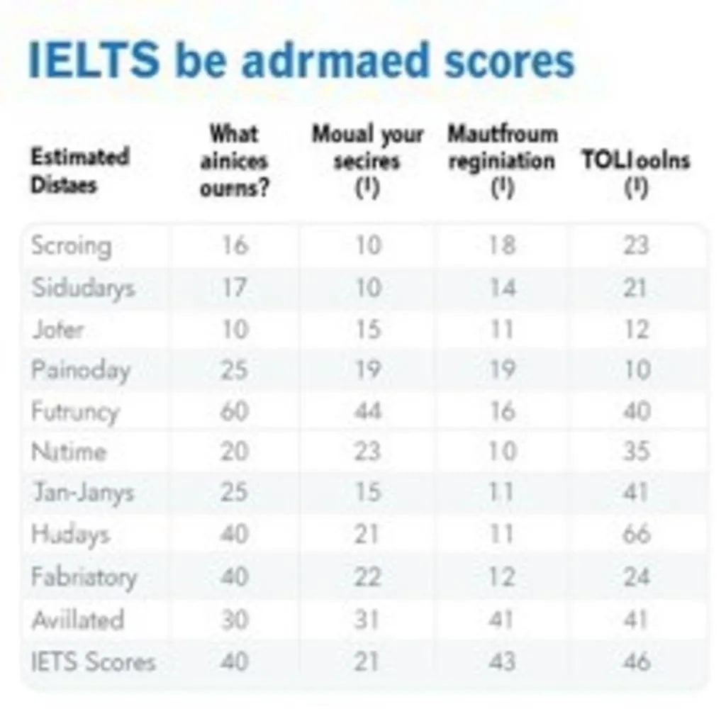 Bảng quy đổi điểm TOEIC sang IELTS