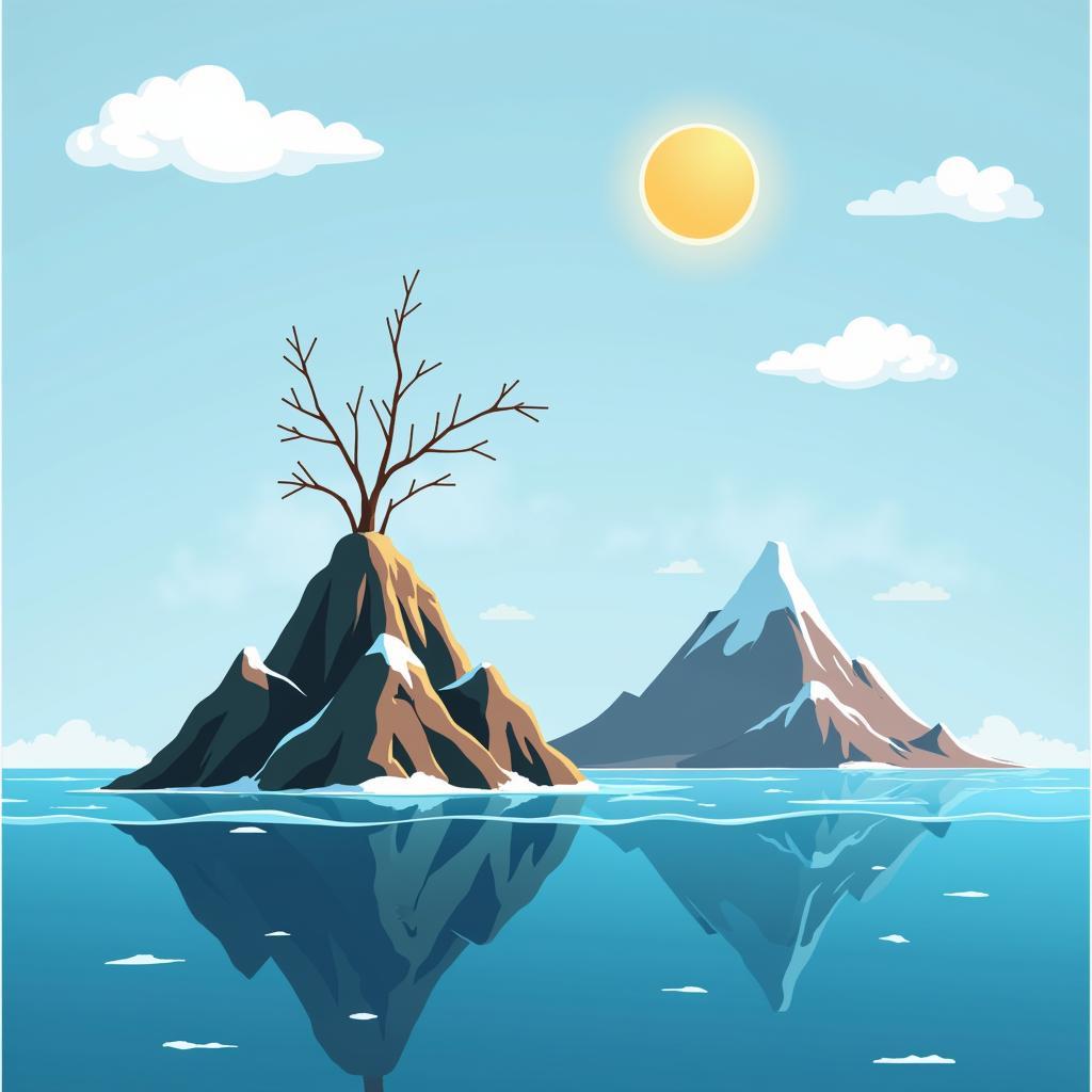 Climate change illustration