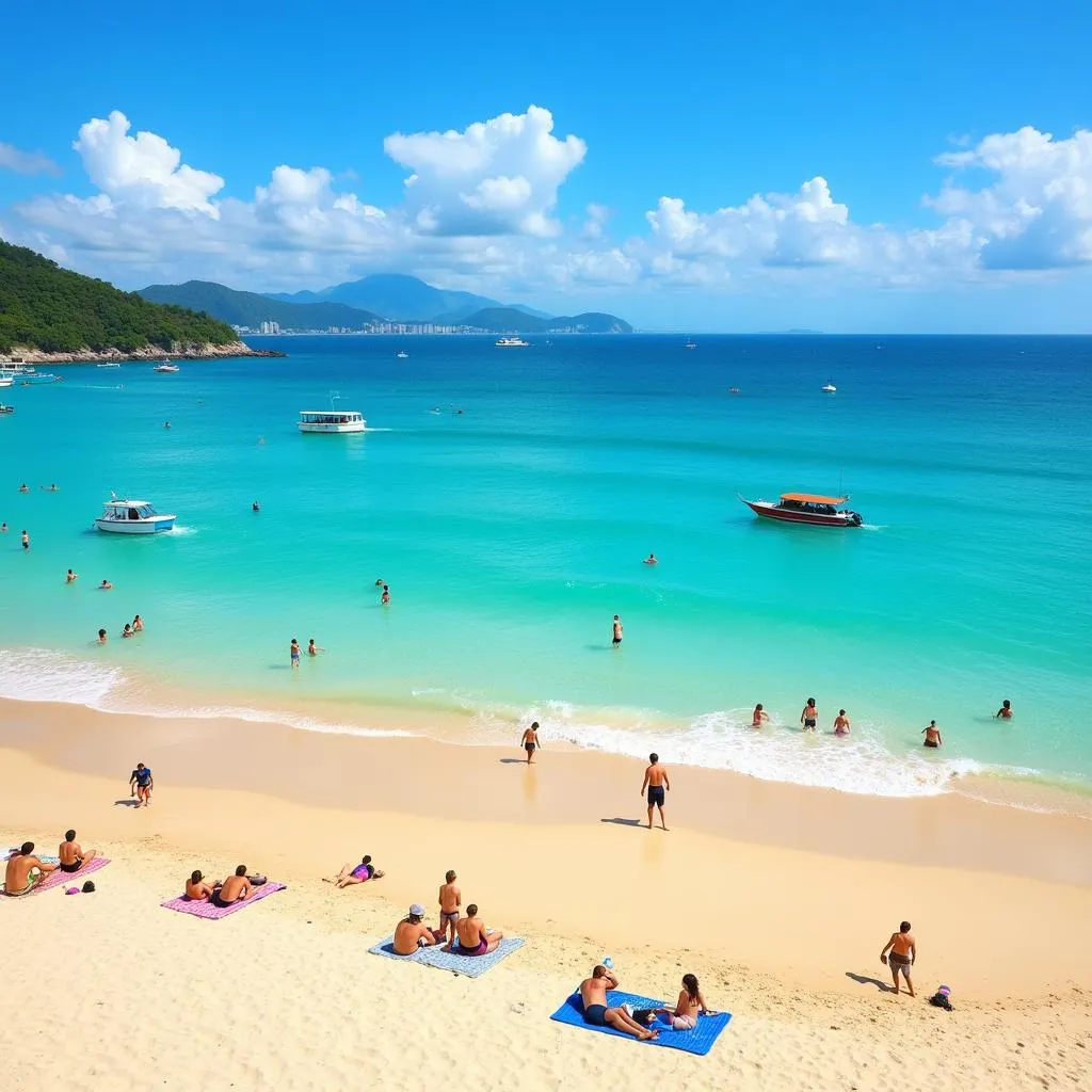 Bãi biển Nha Trang mùa hè