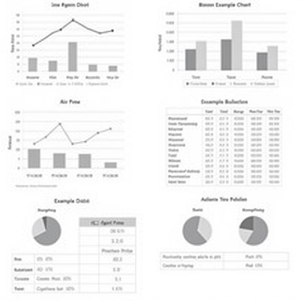 Các dạng biểu đồ trong IELTS Writing Task 1