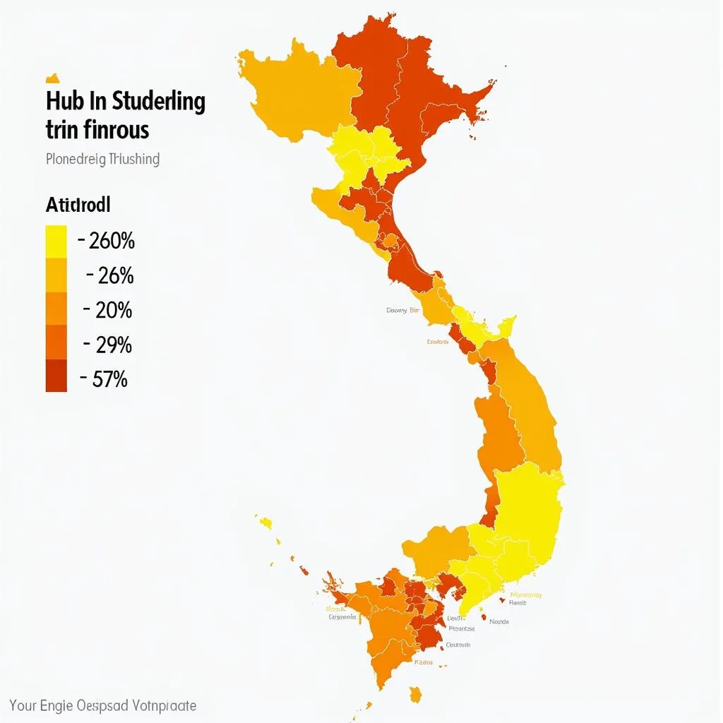 Các tỉnh có số lượng du học sinh đông nhất