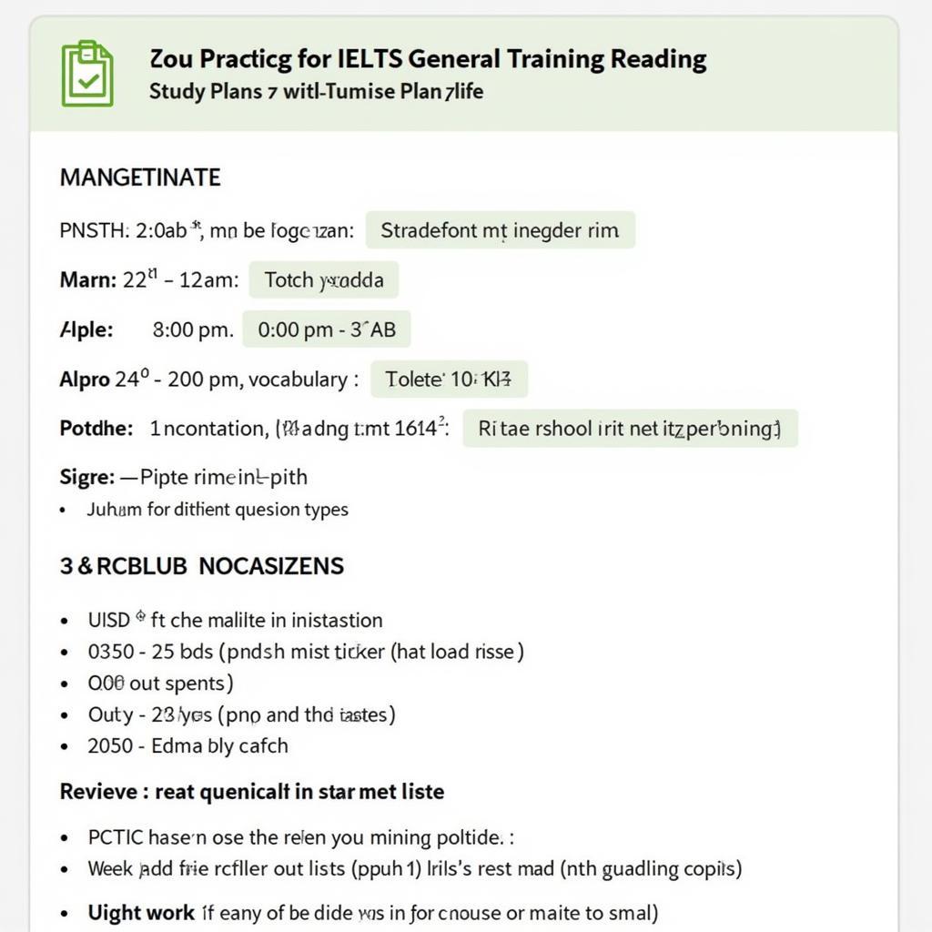 Strategies for IELTS General Training Reading Preparation