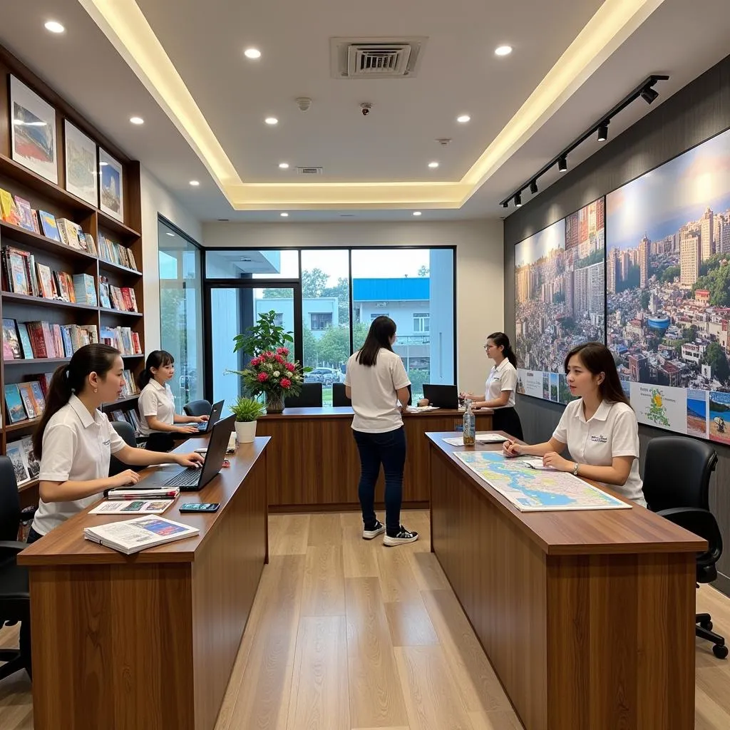 Hue travel agency office