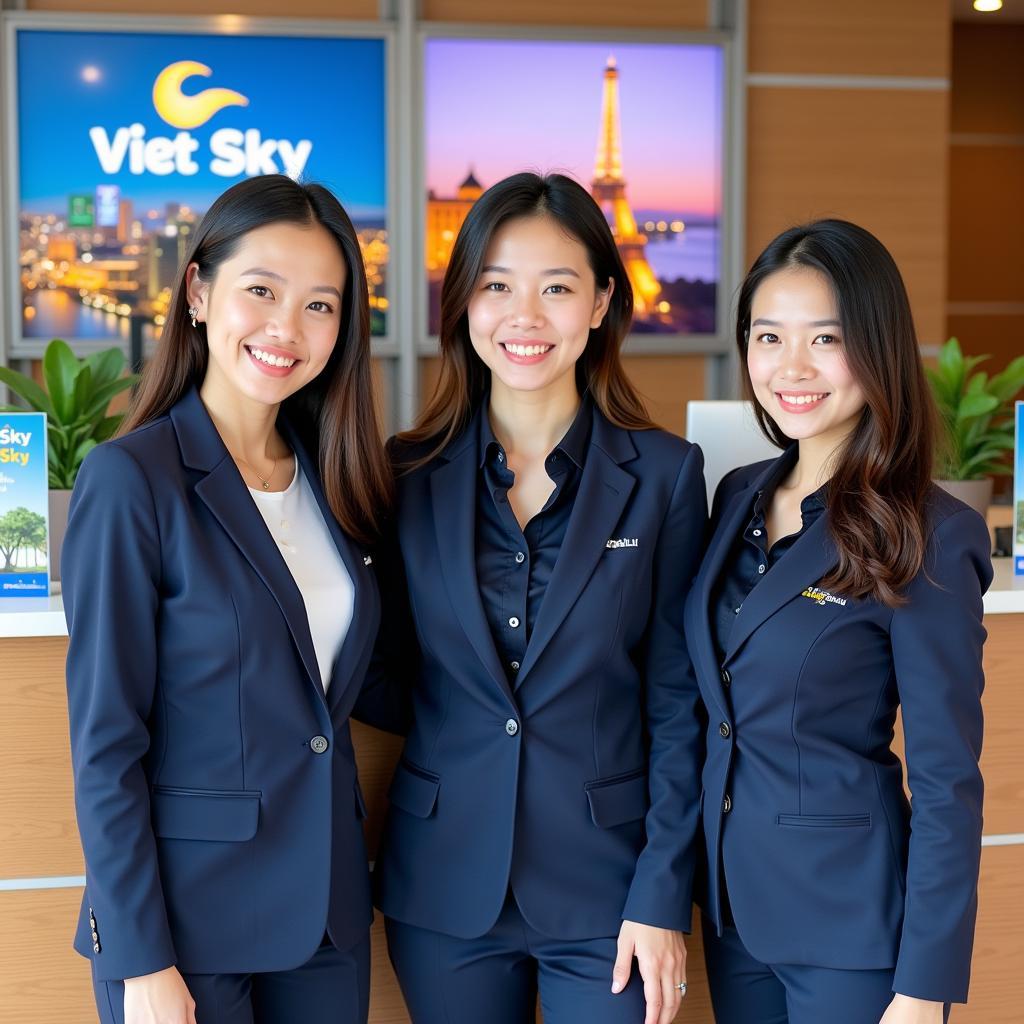 VietSky travel agency staff