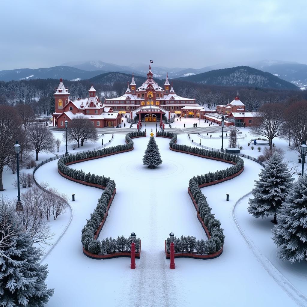 Công Viên Giải Trí Everland Hàn Quốc Mùa Đông