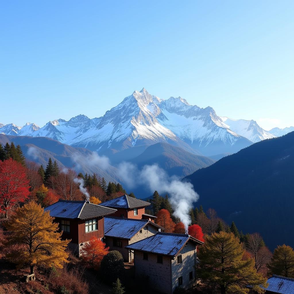 Taiwan winter scenery