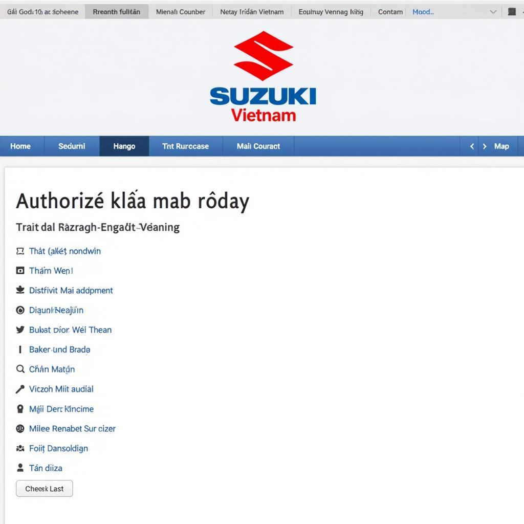 Danh Sách Đại Lý Suzuki