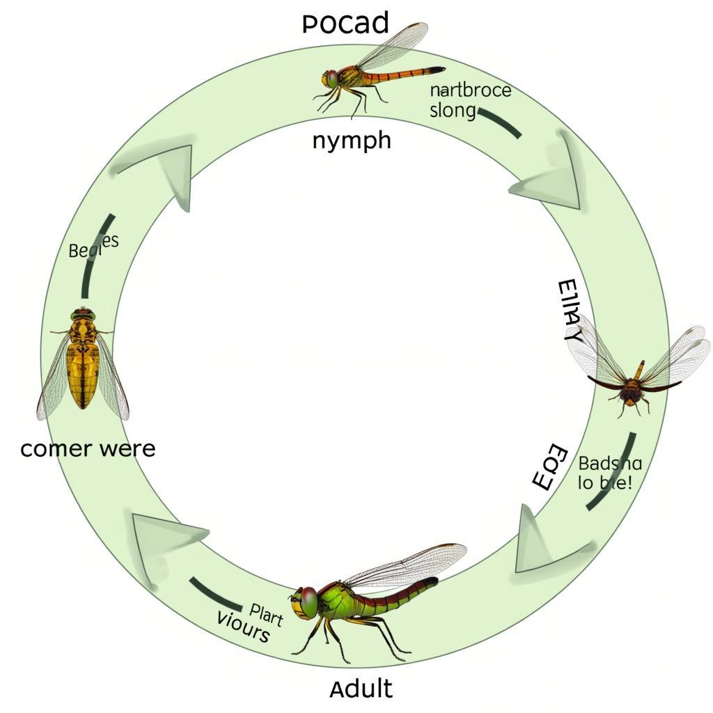 Dragonfly Life Cycle Chart