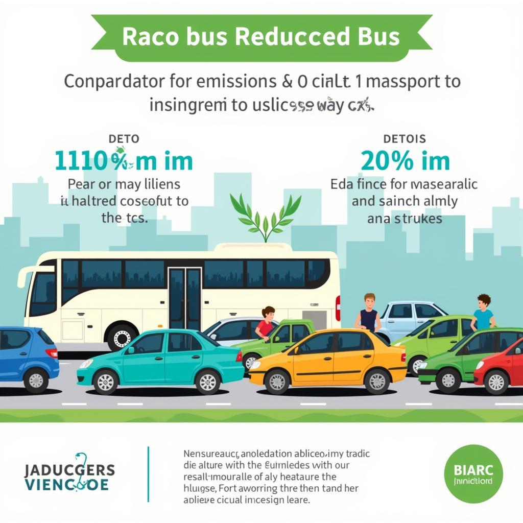 Reducing emissions with public transport