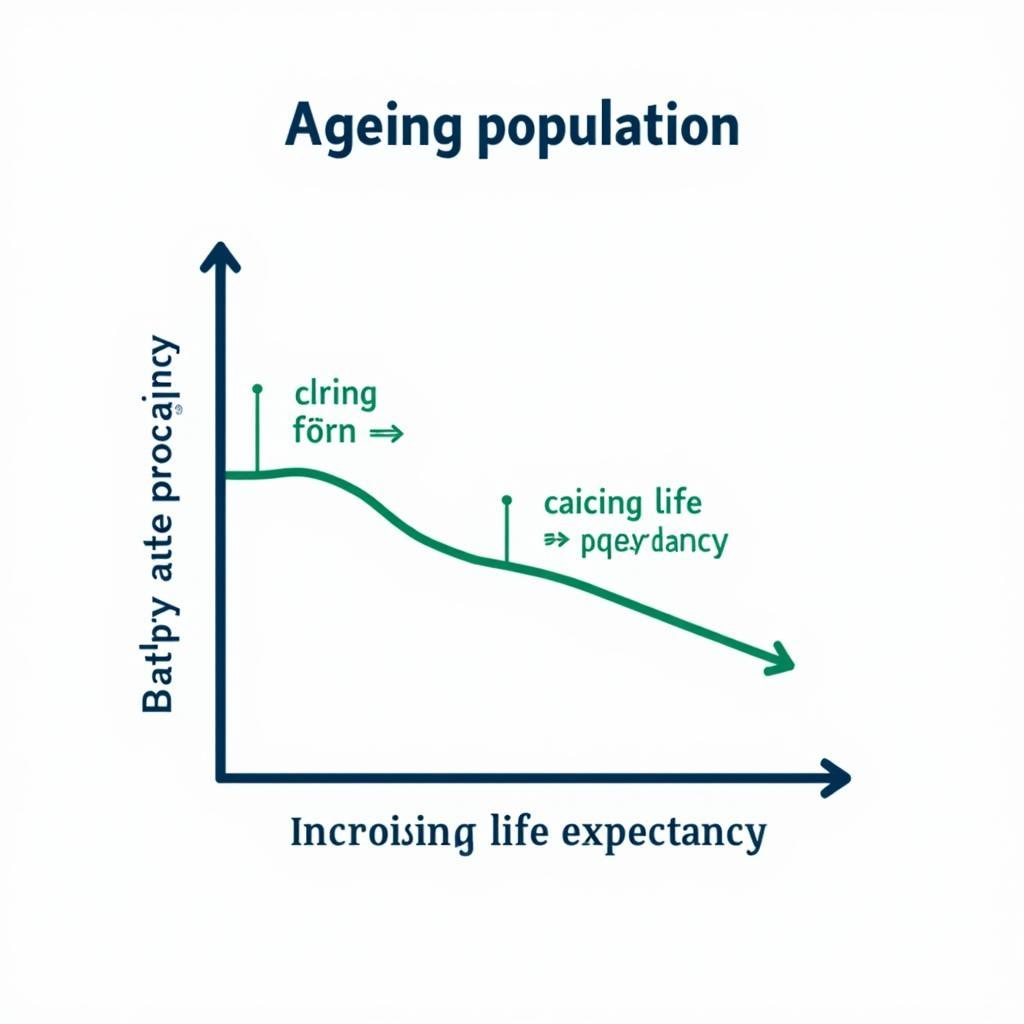 Decreased birth rates and increased life expectancy