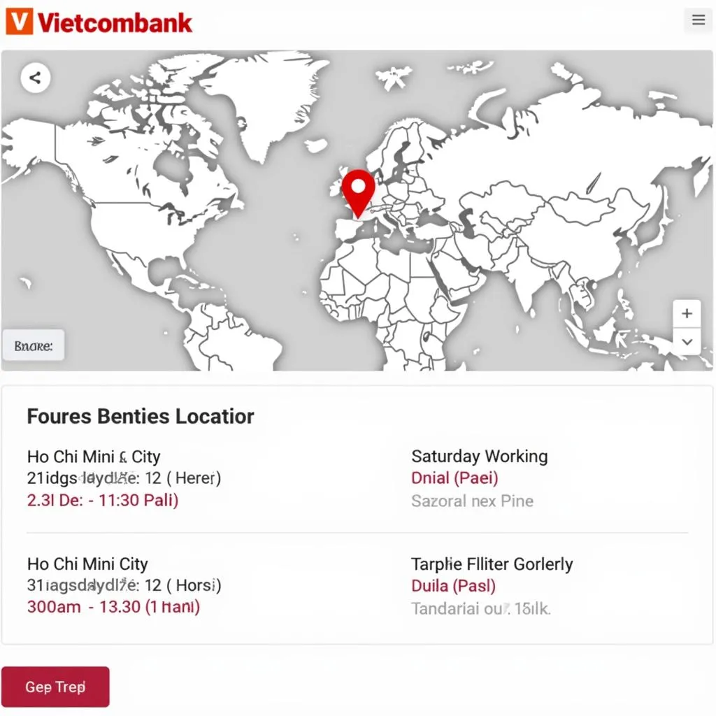 Giờ làm việc Vietcombank thứ 7 TPHCM