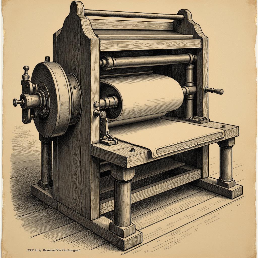 Gutenberg's printing press