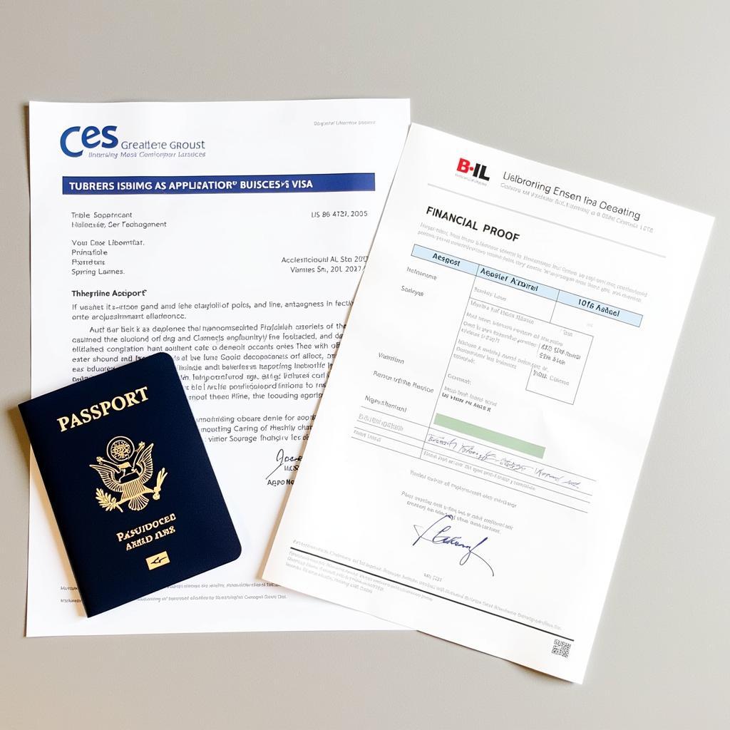 Hồ sơ xin visa CES