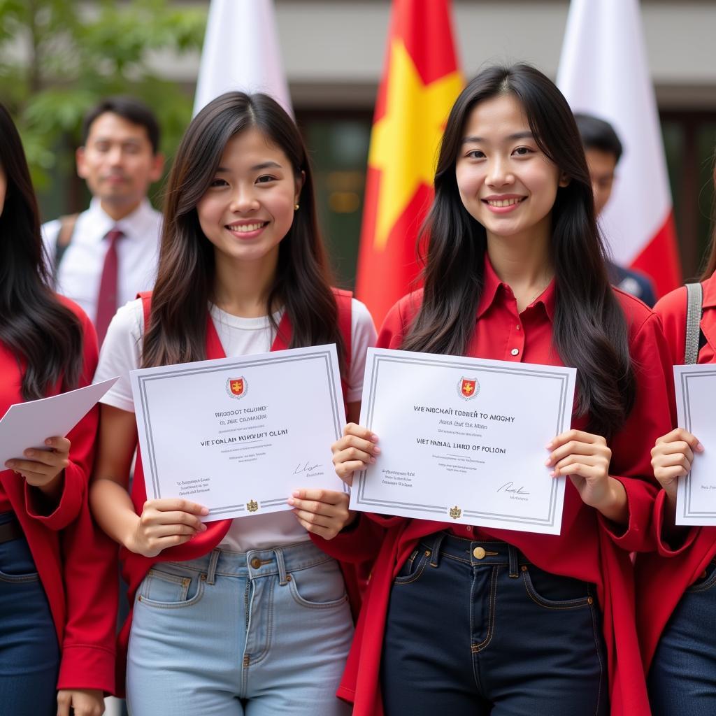 Sinh viên Việt Nam nhận học bổng du học Ba Lan