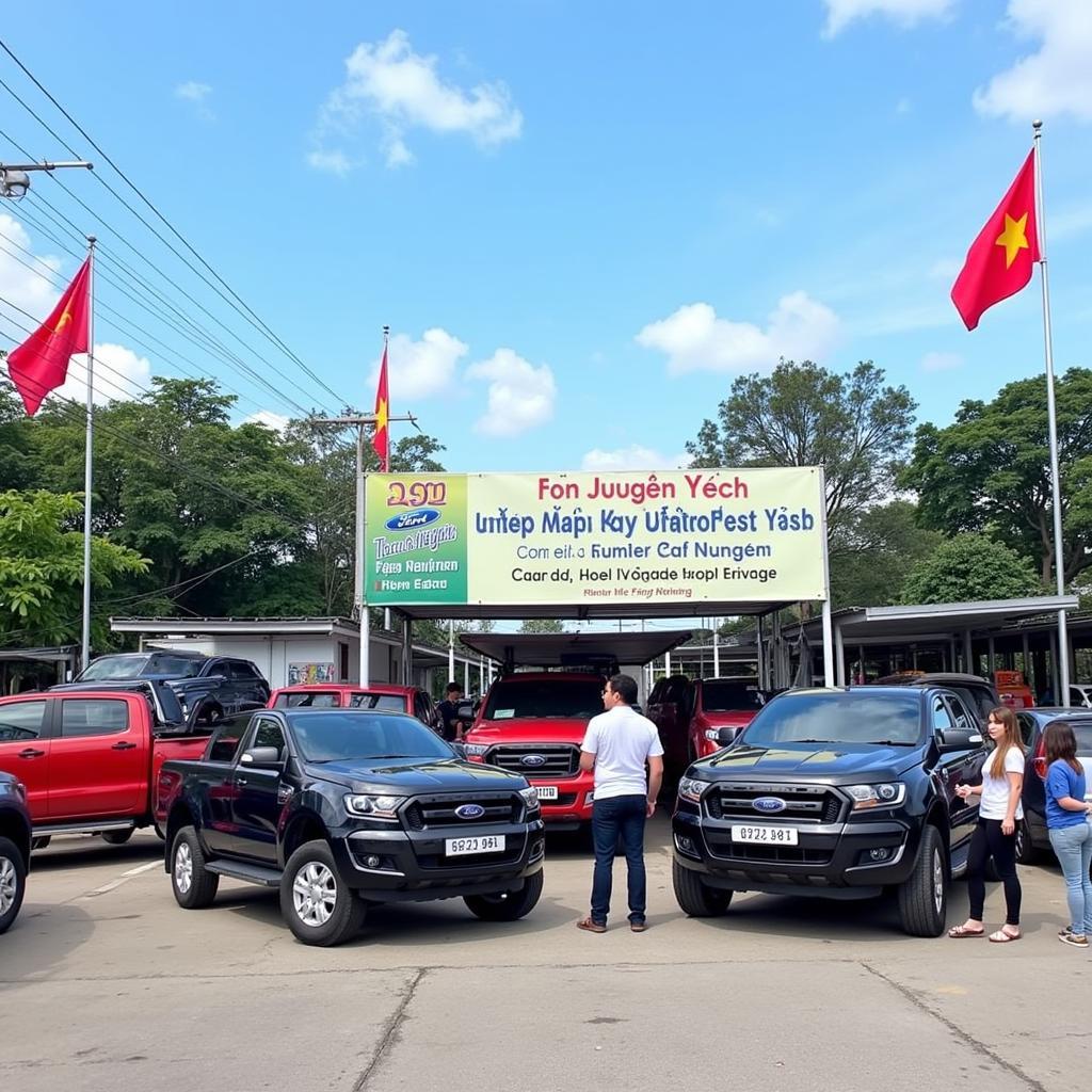 Hội Xe Bán Tải Ford Ranger Thái Nguyên Gặp Mặt