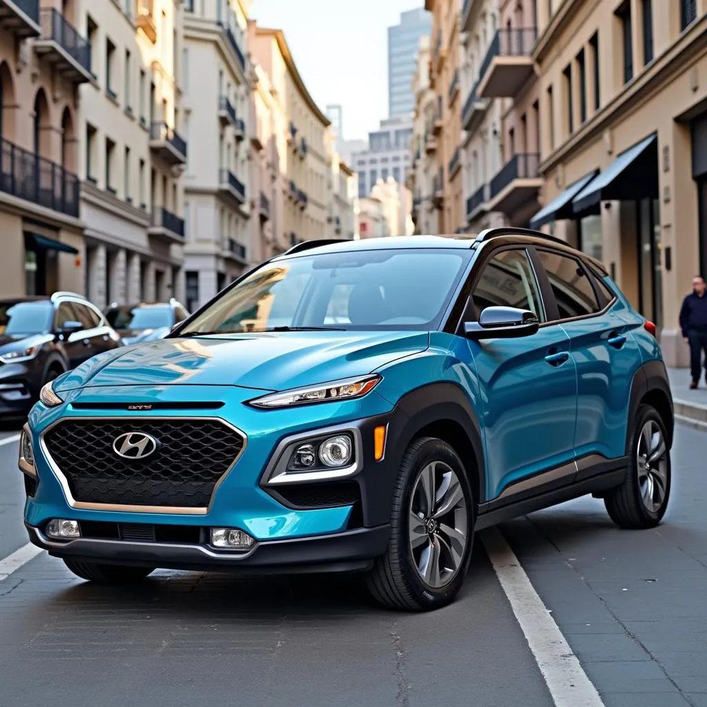 Hyundai Kona: Xe SUV nhỏ gọn, tiết kiệm nhiên liệu