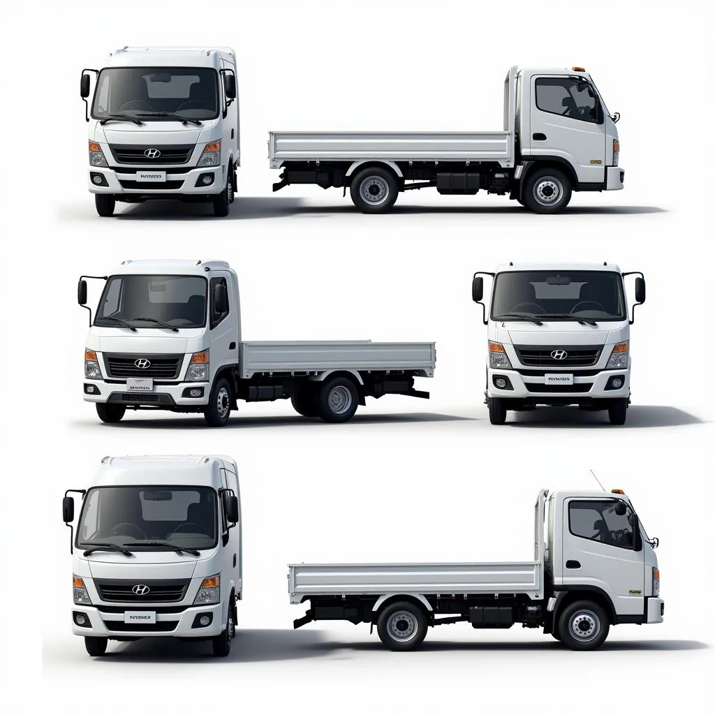 Ngoại thất xe tải Hyundai Porter H150