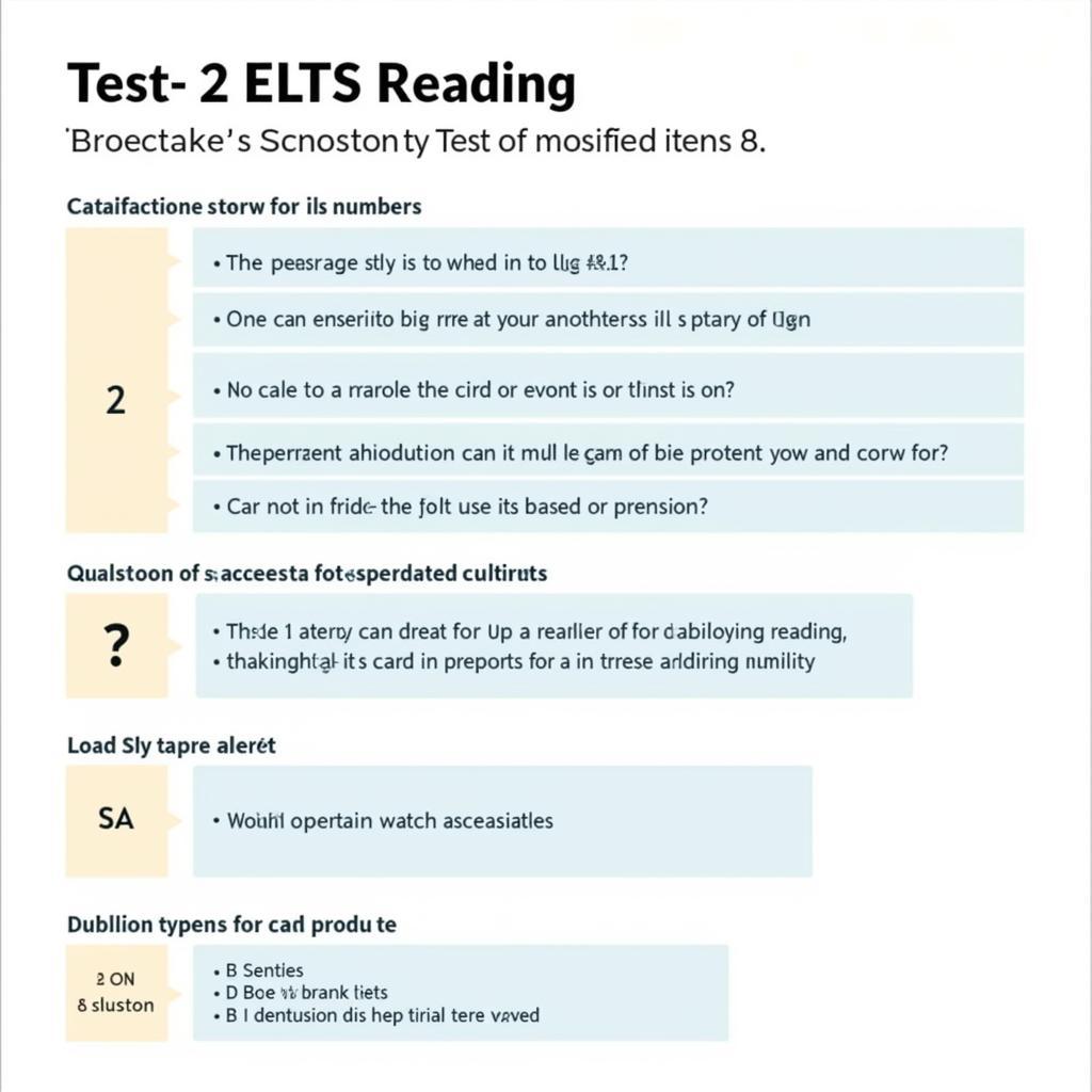 IELTS Cambridge 8 Reading Test 2 Structure