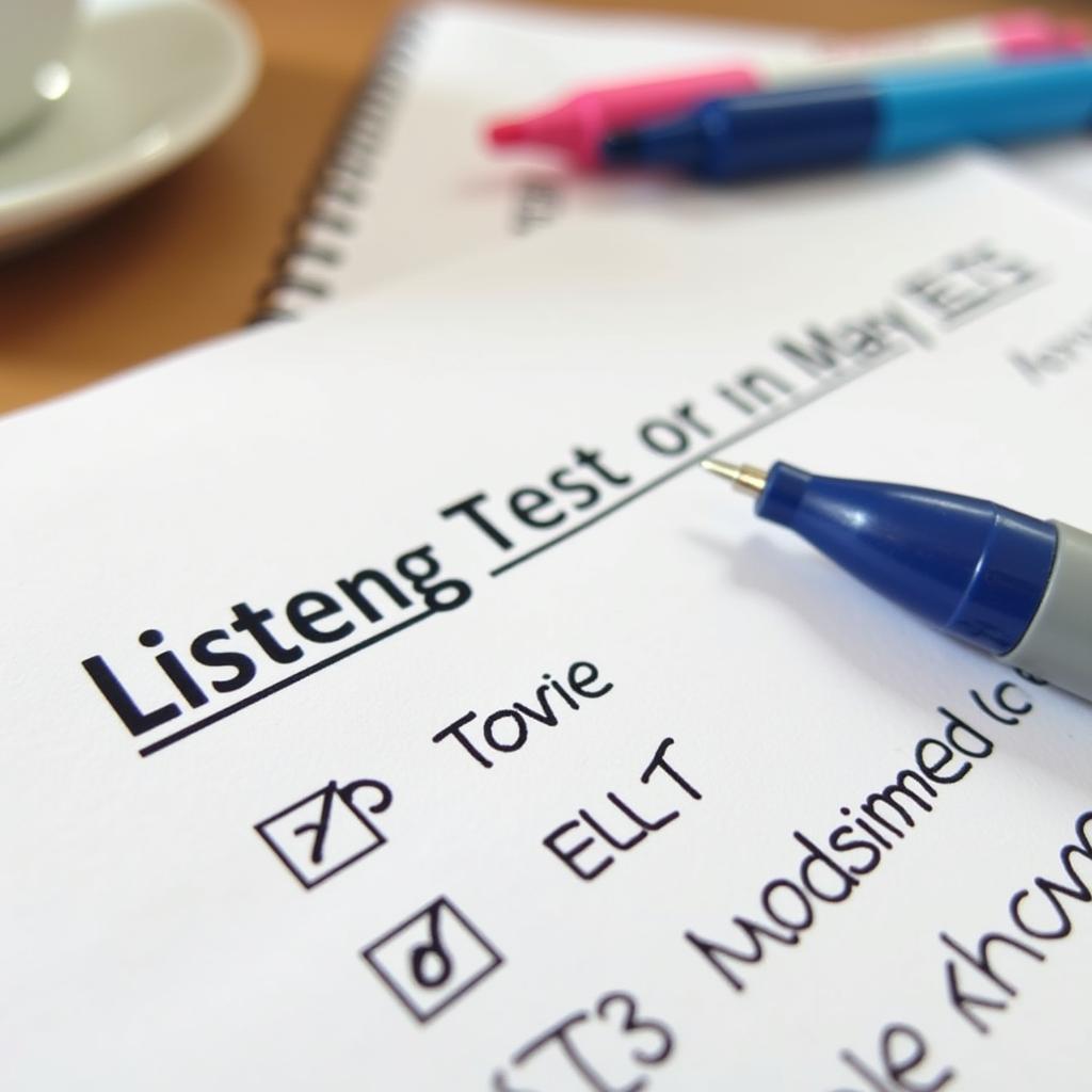 ielts listening test