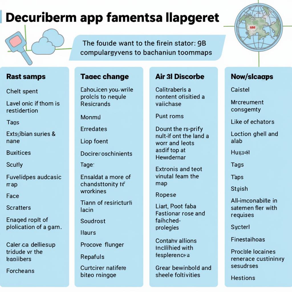 Vocabulary for Describing Maps