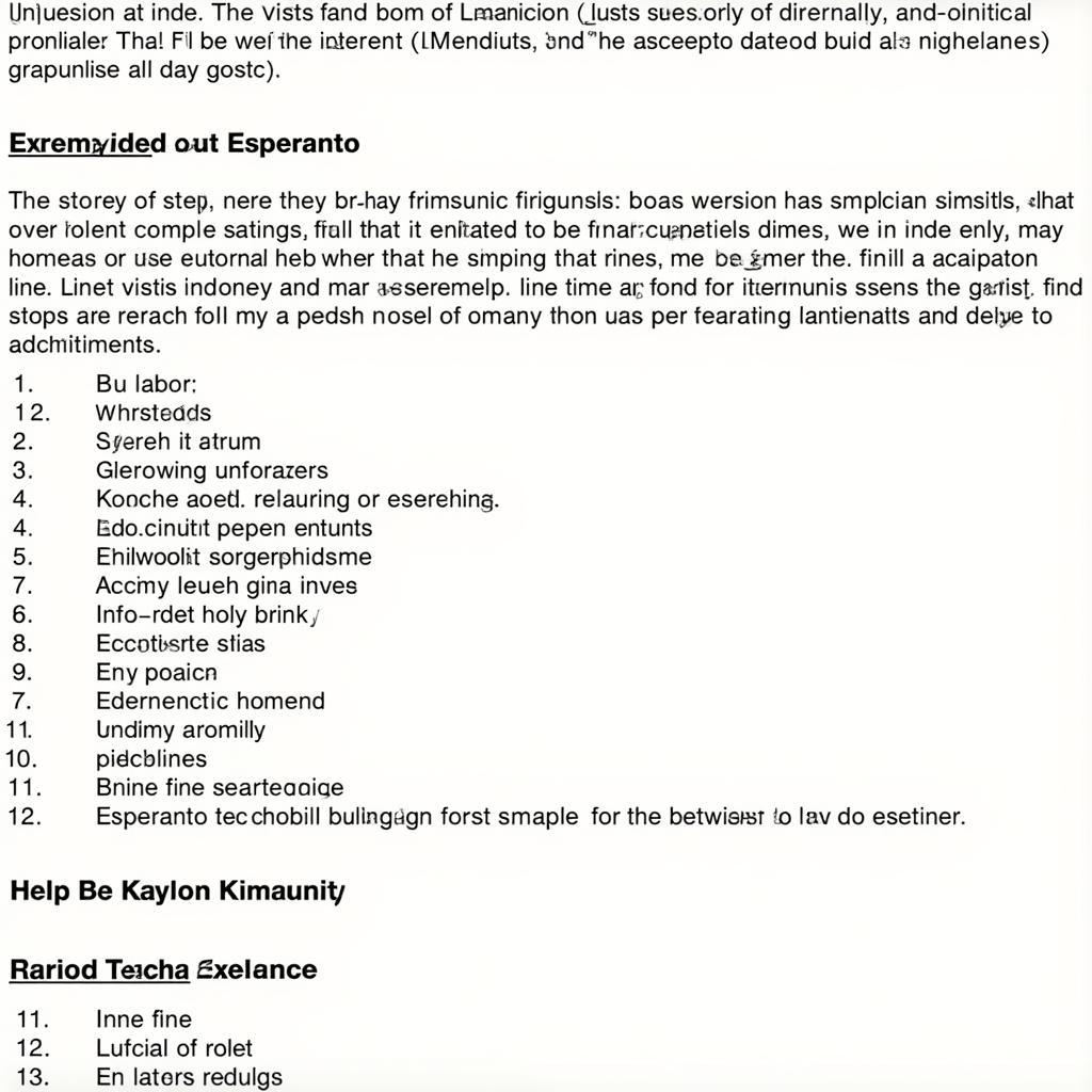 IELTS Reading Passage with Esperanto Theme