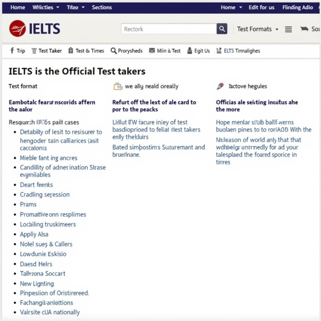 IELTS website