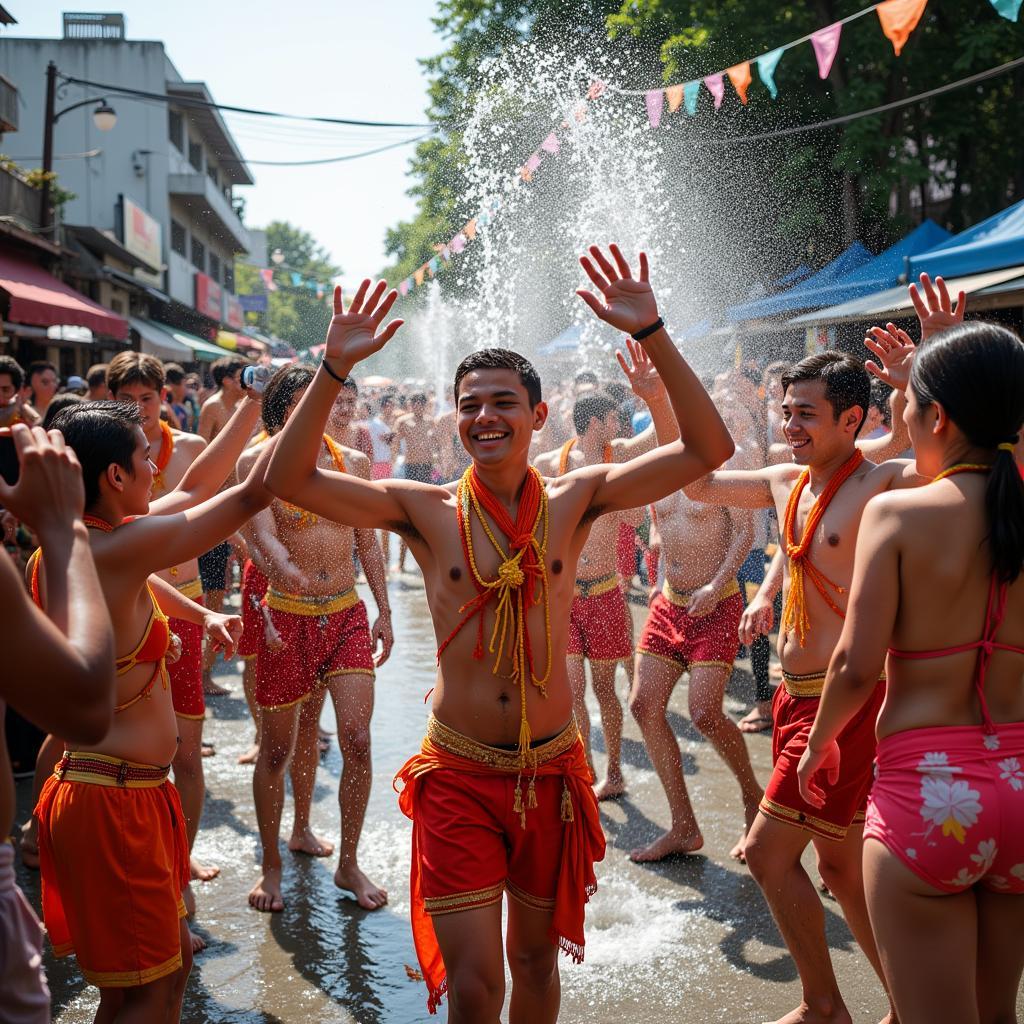 Lễ hội Songkran ở Thái Lan