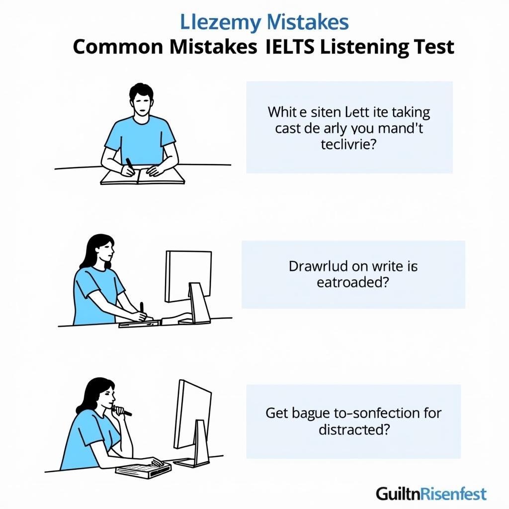 common mistakes in ielts listening note taking