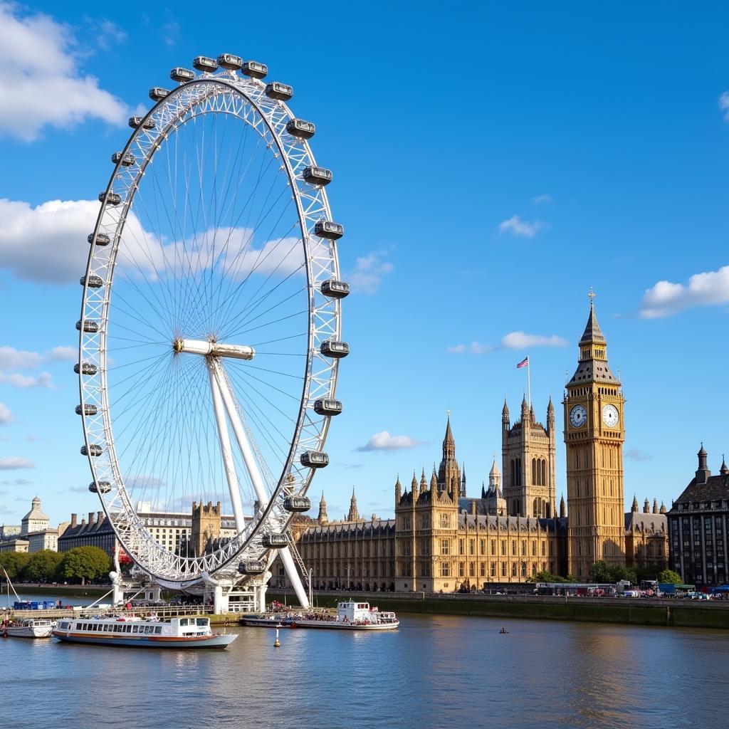 London Eye và Big Ben