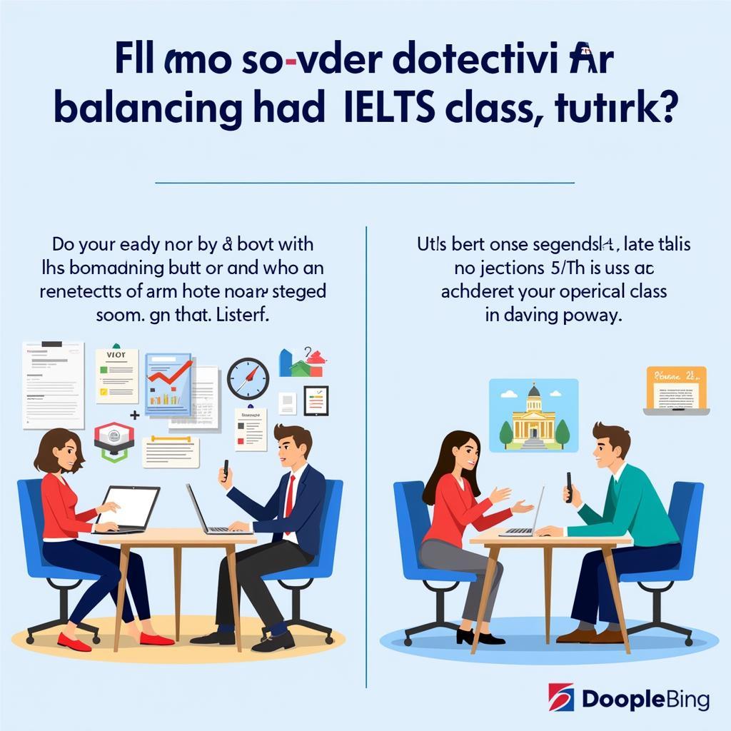 Lớp học IELTS cho người đi làm