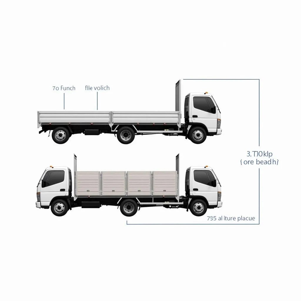 Lựa chọn kích thước thùng xe tải 700kg phù hợp