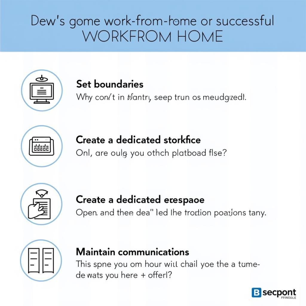 Tips for working from home effectively