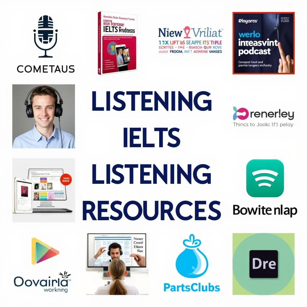 Practicing IELTS Listening with Various Resources