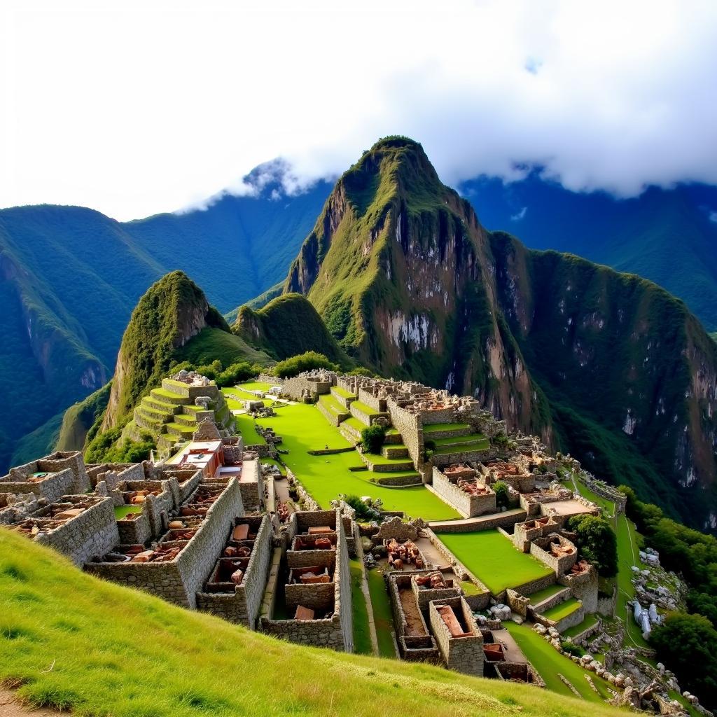 Khung cảnh hùng vĩ Machu Picchu