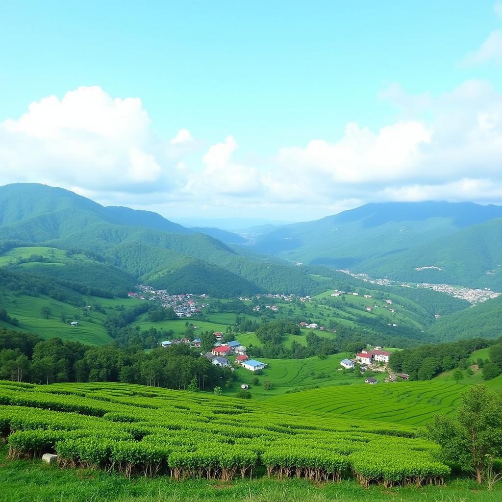 Cao nguyên Mộc Châu xanh ngát