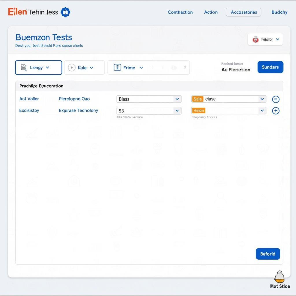 Screenshot of an online IELTS preparation platform